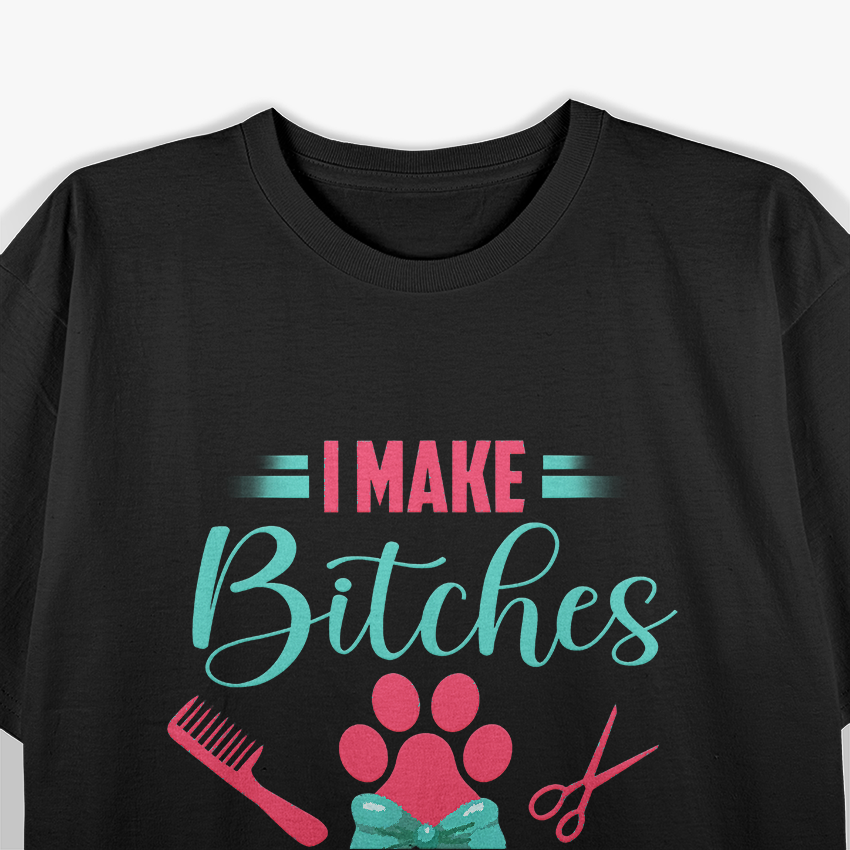 Dog Grooming Outfit Funny Dog Groomer T-Shirt