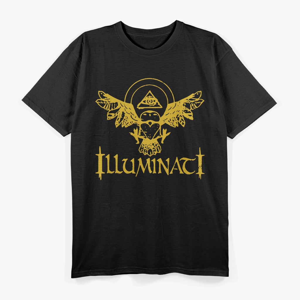 Owl Pyramid The All-Seeing Eye of Wisdom and Mystery T-Shirt