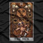 The Sun Tarot: Voodoo Doll Mysticism and Radiance T-Shirt