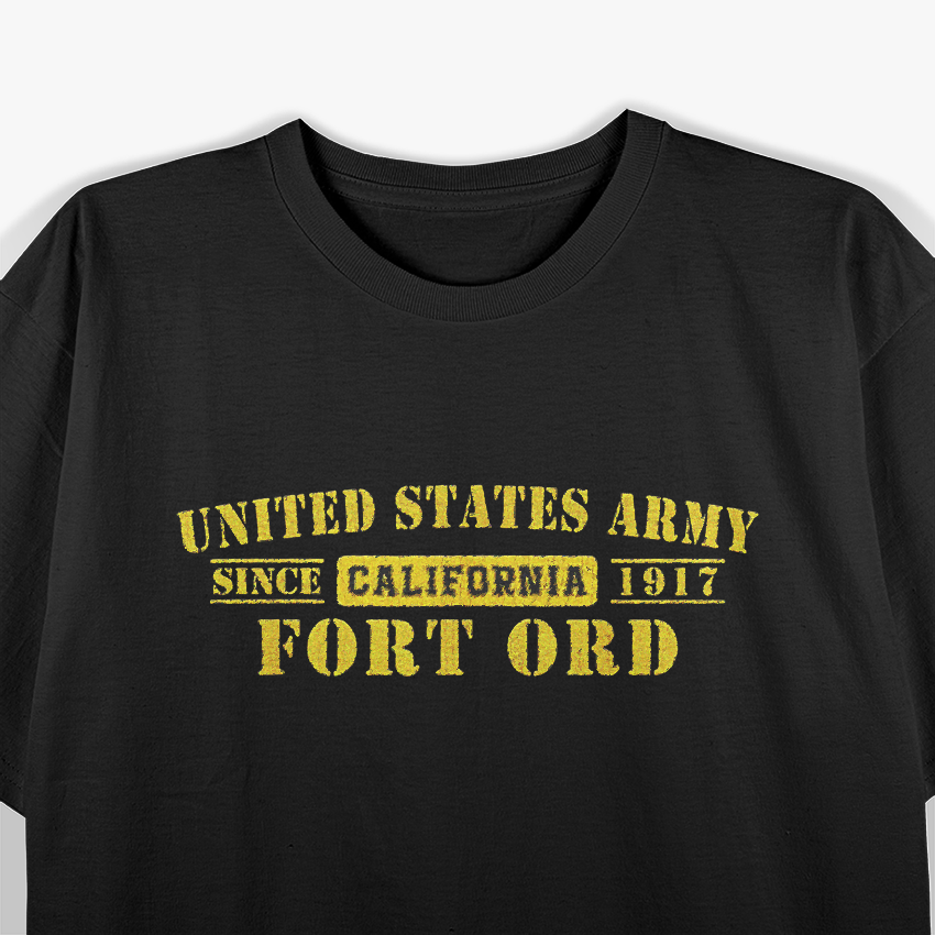 US Army Fort Ord California Ca Ft Ord 7th Infantry Division T-Shirt