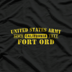 US Army Fort Ord California Ca Ft Ord 7th Infantry Division T-Shirt