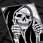 Funny Skull Stay Positive Skeleton Halloween Motivational T-Shirt