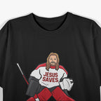 Hockey Jesus Saves T-Shirt