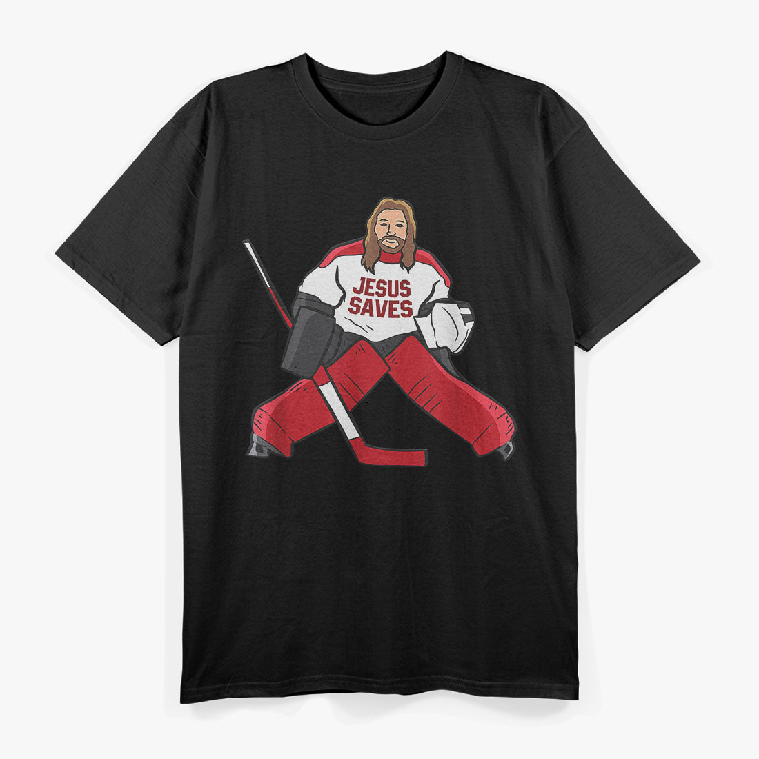 Hockey Jesus Saves T-Shirt