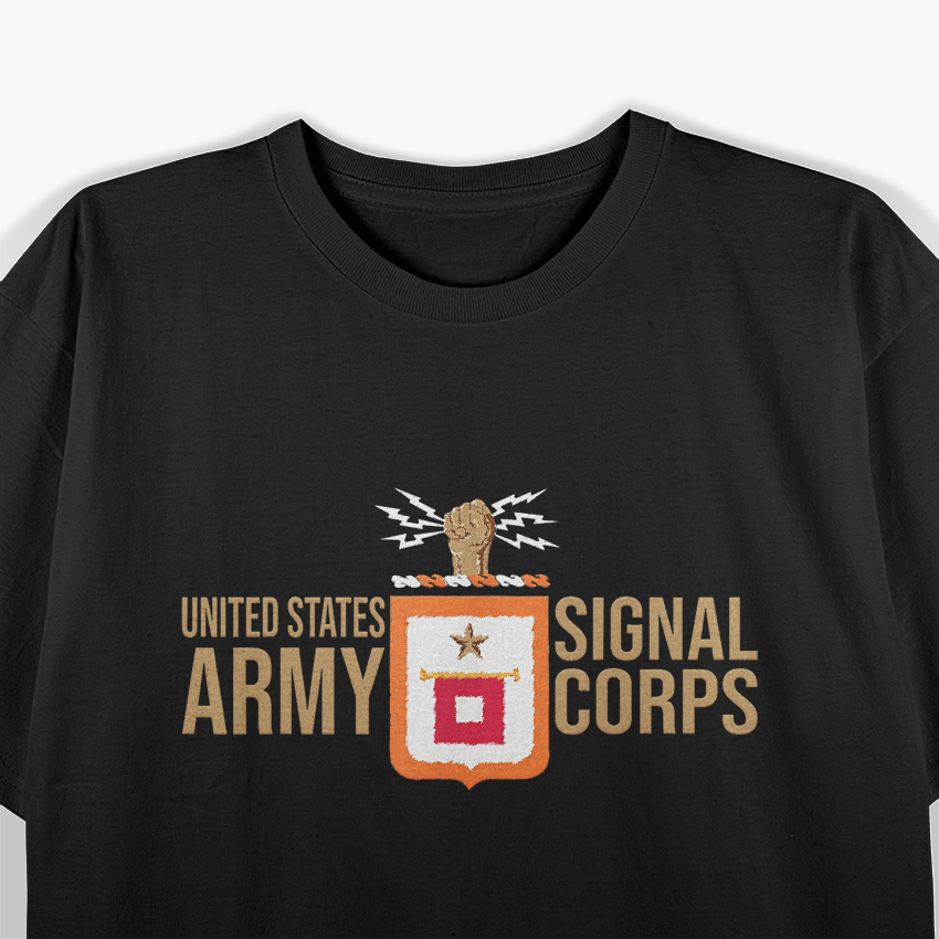 Army Signal Corps Branch USASC US T-Shirt