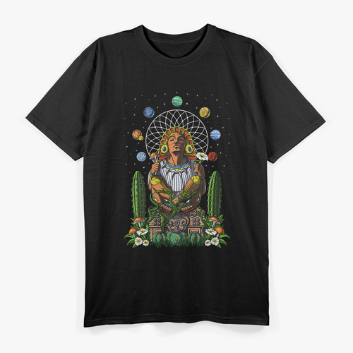 Aztec God: Ancient Maya and Native Deity of the Americas T-Shirt