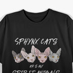 My Spirit Animal Hairless Cat Owner Cats Sphynx Cat Face T-Shirt