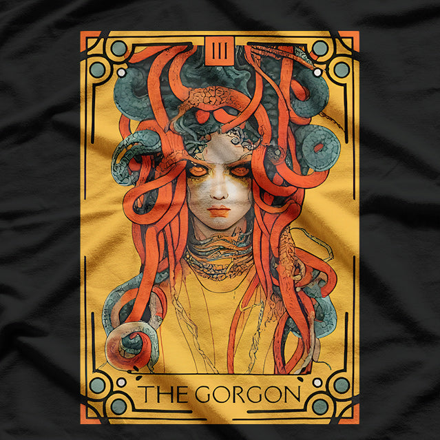 Tarot Mythology: Gorgon in Greek Mythology - The Power of the Medusa T-Shirt
