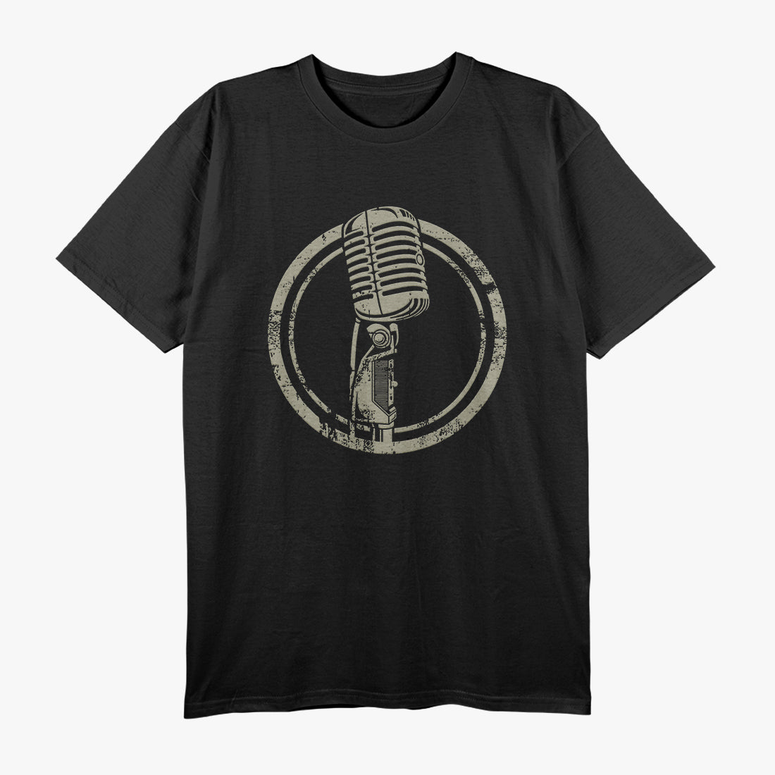 Vintage Microphone - Gift vocalist T-Shirt