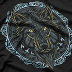 Wolf of Odin: The Fearsome Fenrir in Norse Mythology T-Shirt