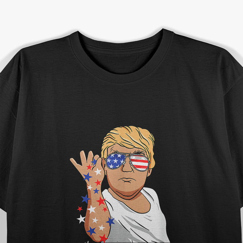 Funny Trump Salt Merica Freedom 4th of July T-Shirt