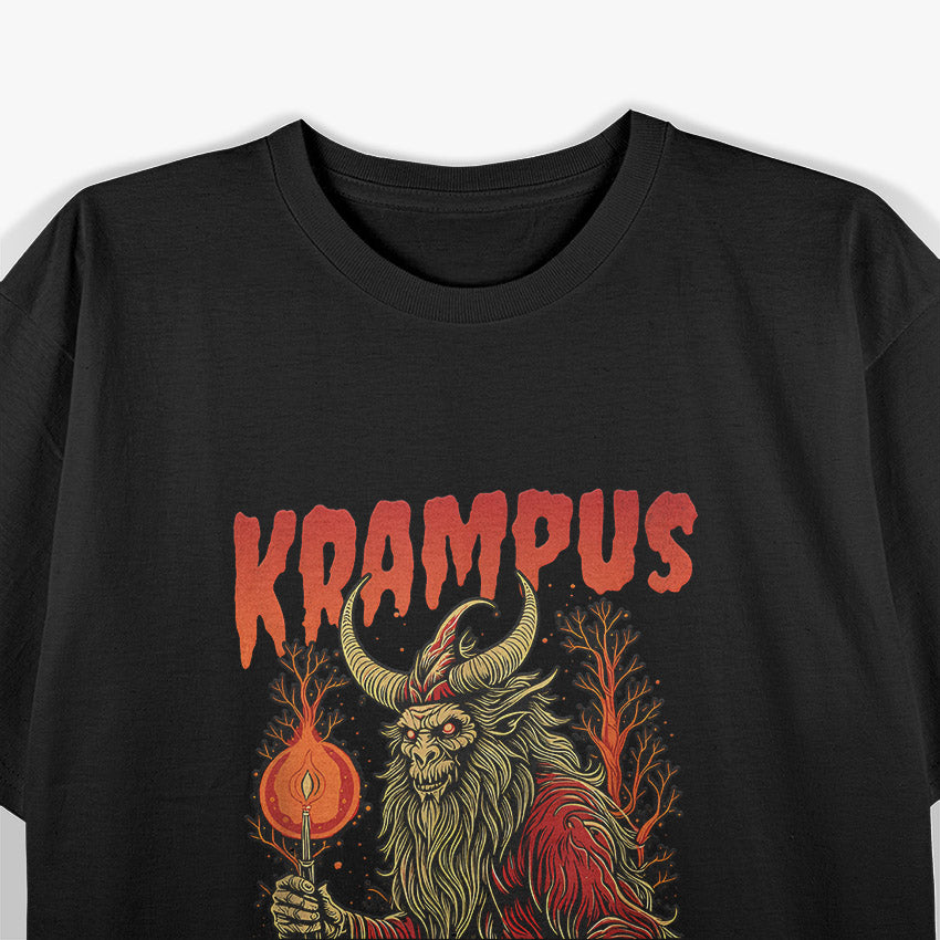 Krampus Is Coming to Town - A Dark Twist on Holiday Cheer T-Shirt
