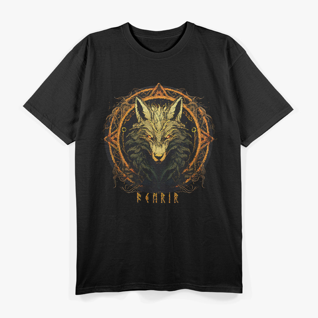 Fenrir: The Nordic Wolf of Fate and Destiny T-Shirt
