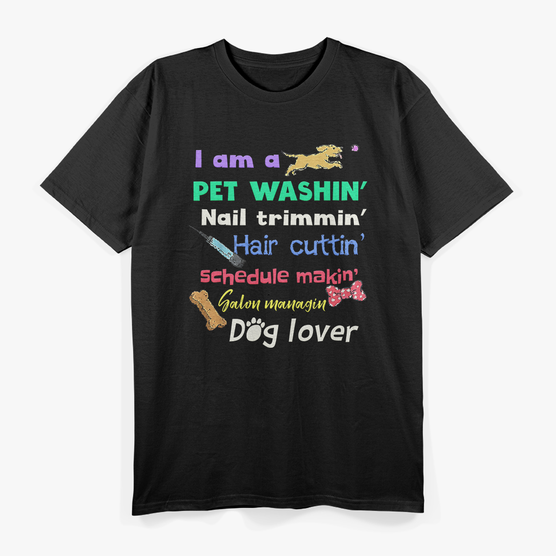 Dog Groomer Gift, Pet Grooming Funny Pet Dog Lover T-Shirt