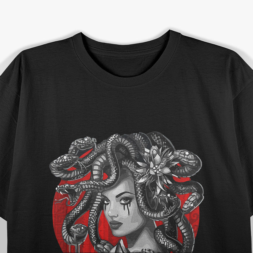 Greek Mythology The Snake-Haired Lady - Medusa's Legend T-Shirt