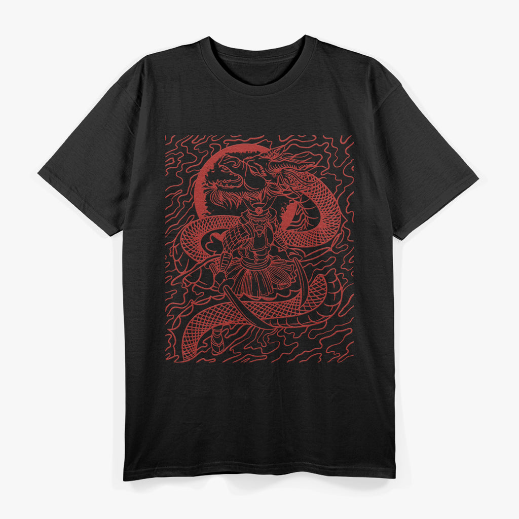 Samurai and Dragon - The Ultimate Warrior’s Legend T-Shirt
