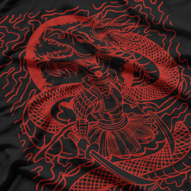Samurai and Dragon - The Ultimate Warrior’s Legend T-Shirt