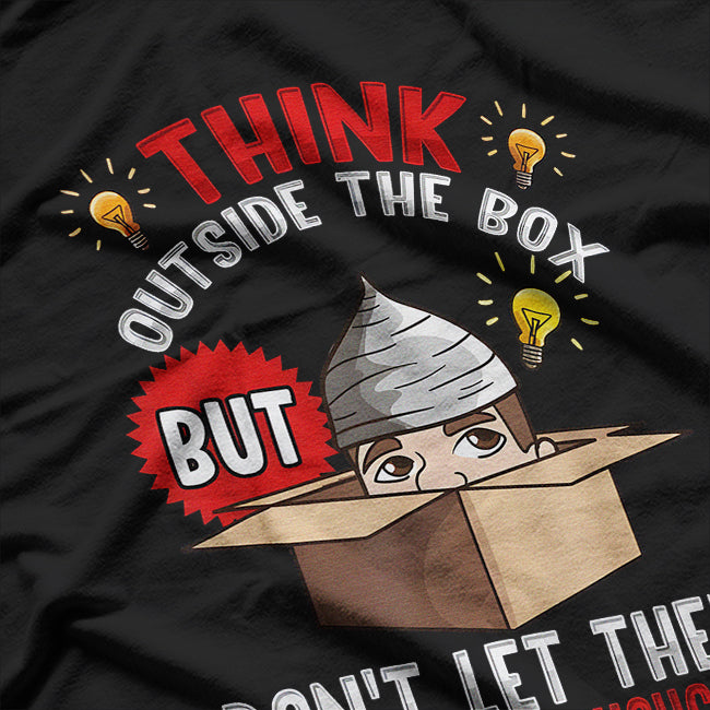 Tin Foil Hat Conspiracy Theory, Aluminium Foil Hats T-Shirt