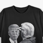 Let's Go Brandon Trump Writes on Biden's Forehead T-Shirt