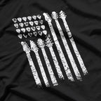 American Flag Guitar Guitarist T-Shirt