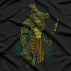 Sobek The Egyptian God of the Nile - Crocodile Deity of Power and Protection T-Shirt