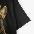 French Bulldog Frenchie With A Golden Crown T-Shirt