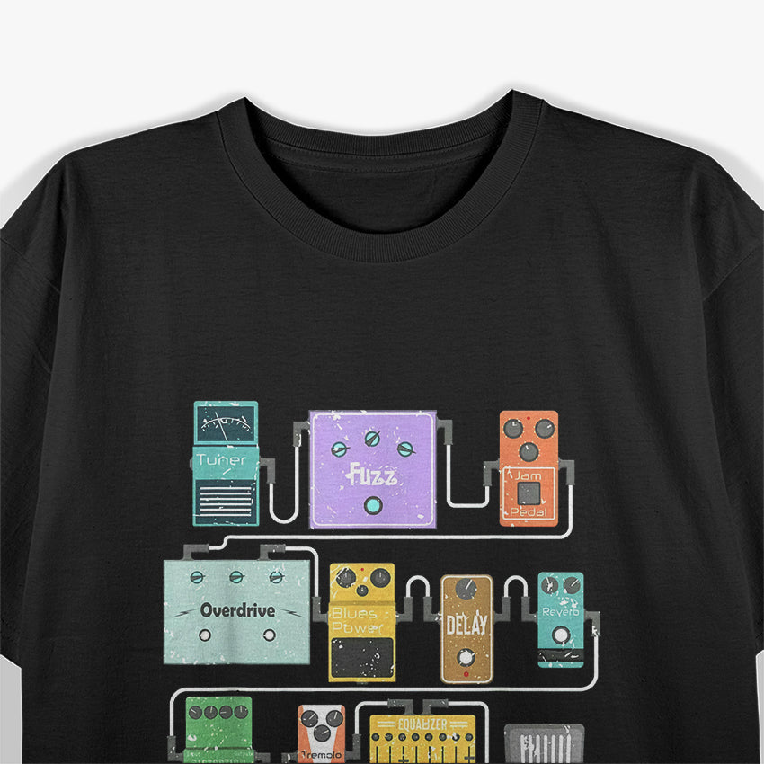 Pedal Power The Guitarist's Ultimate Pedalboard T-Shirt