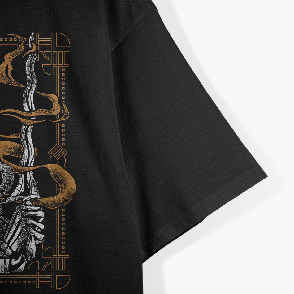 The Death Tarot Card: Vintage Symbolism of Transformation and Renewal T-Shirt