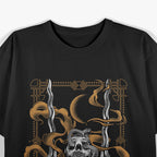 The Death Tarot Card: Vintage Symbolism of Transformation and Renewal T-Shirt
