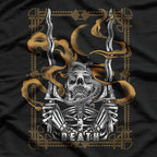 The Death Tarot Card: Vintage Symbolism of Transformation and Renewal T-Shirt