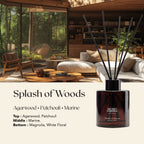 Secret Garden Splash of Woods Reed Diffuser 140ml – Aromatherapy Home Fragrance Diffuser