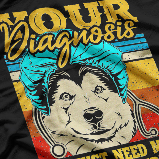 Alaskan Klee Kai Malamute Siberian Husky Dog Walking T-Shirt