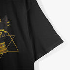 Bastet Goddess of Cats in Mystical Black T-Shirt