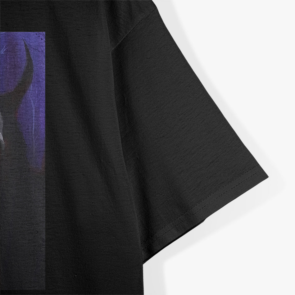 Blue Occult Gothic Dark Mystical and Mysterious Symbolism T-Shirt