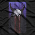 Blue Occult Gothic Dark Mystical and Mysterious Symbolism T-Shirt