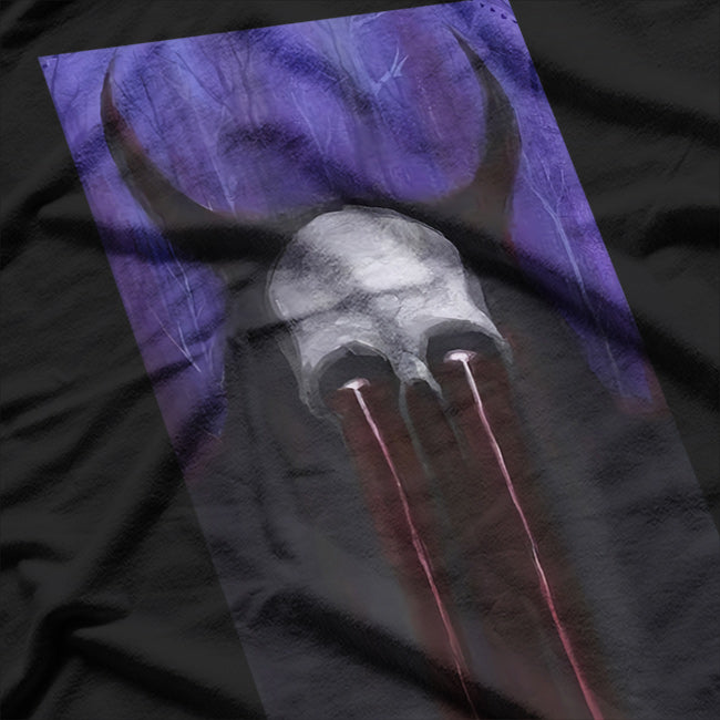 Blue Occult Gothic Dark Mystical and Mysterious Symbolism T-Shirt