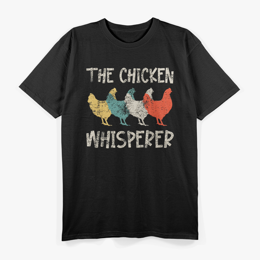 Chicken Whisperer Farmer Retro T-Shirt
