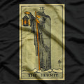 The Dark Hermit Tarot A Journey into Solitude, Introspection, and Inner Wisdom T-Shirt