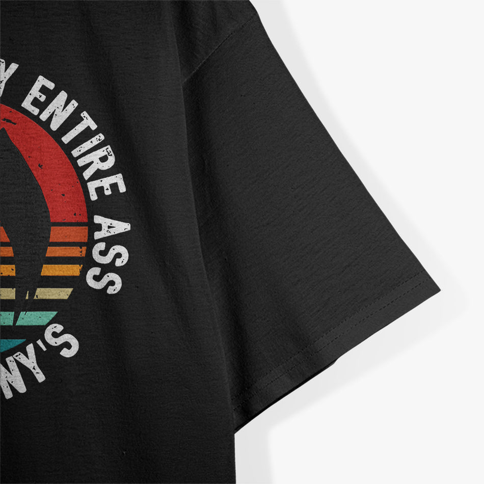 Funny Mothman Ate My Entire Ass Vintage Cryptid Humor T-Shirt