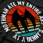 Funny Mothman Ate My Entire Ass Vintage Cryptid Humor T-Shirt