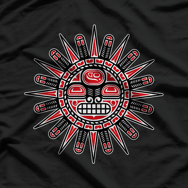 Haida Sun Native American Tribal Art T-Shirt