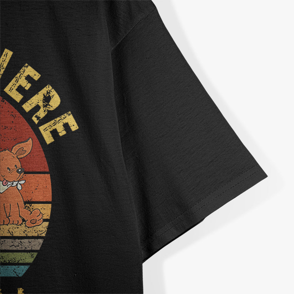 I'm Just Here To Pet The Dogs For Dog Owner And Dog Vintage T-Shirt