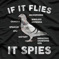 Bird Anatomy If it Flies it Spies Bird Watching T-Shirt