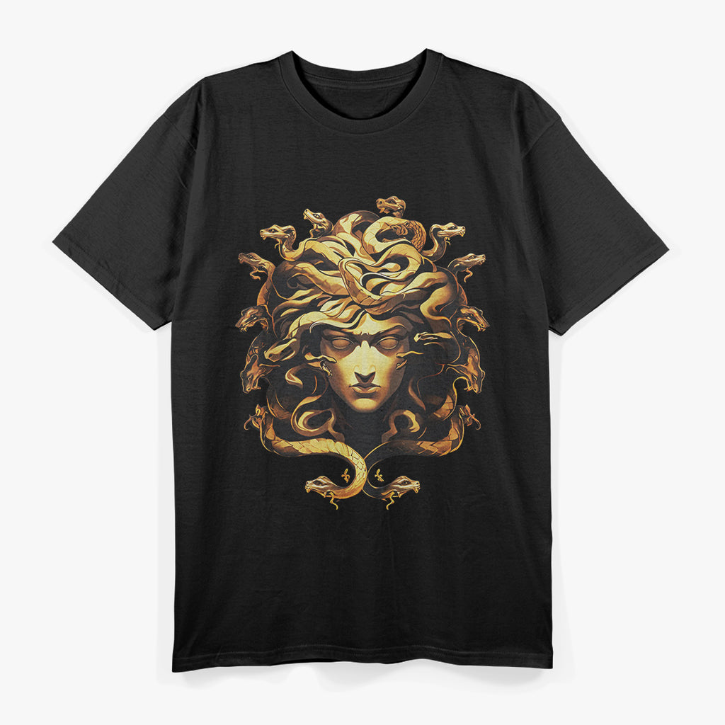 Medusa's Head: The Iconic Gorgon of Greek Mythology T-Shirt