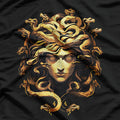 Medusa's Head: The Iconic Gorgon of Greek Mythology T-Shirt