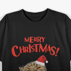Merry Christmas Funny Cat T-Shirt