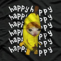 Happy Banana Quirky and Fun Graphic T-Shirt