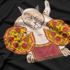 Cute Pizza Cat Tee T-Shirt