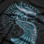Dragon Boat Runes: A Fusion of Viking Strength and Norse Mysticism T-Shirt