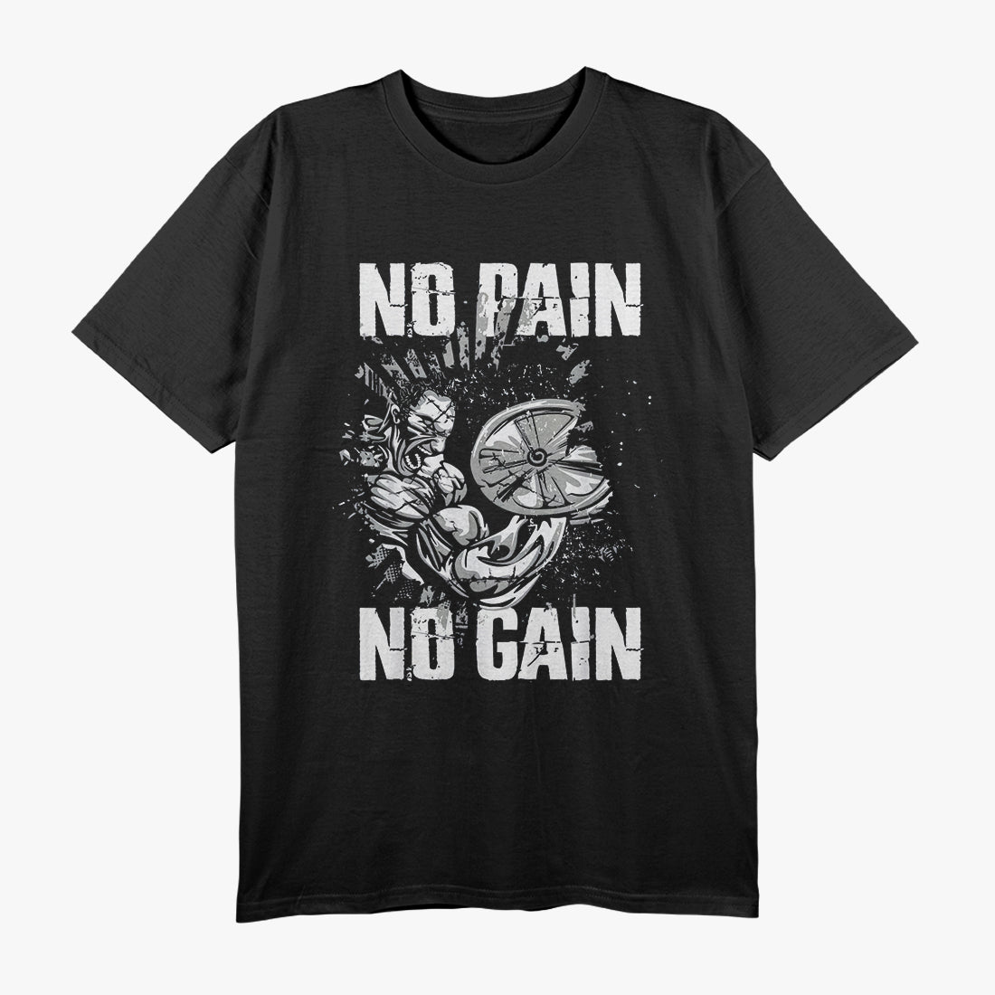 Gym Fitness and Bodybuilding: Strength, Dedication, and Power T-Shirt